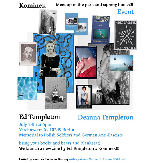 Meet artists Ed Templeton and Deanna Templeton in the park!