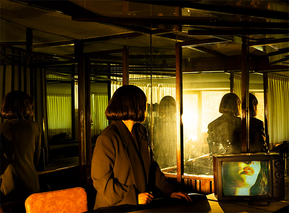 Tania Franco Klein, Mirror, TV (Self-portrait), 2025
Courtesy of artist & ROSEGALLERY