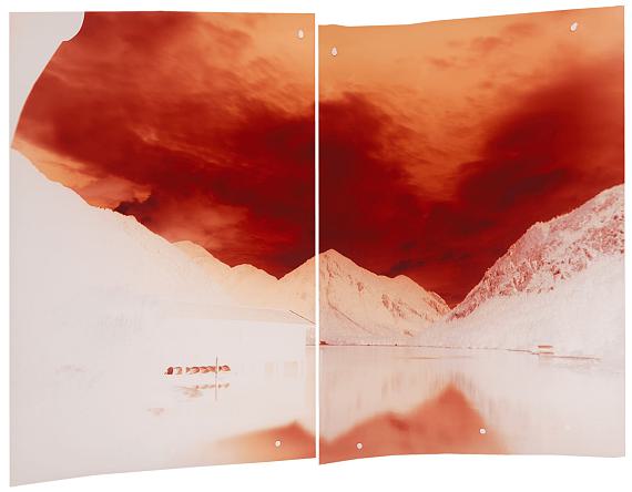 Above the river and under the sky