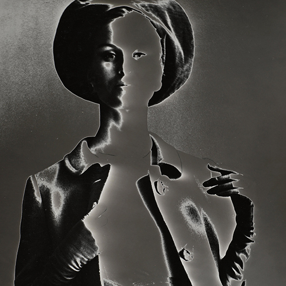 Lillian Bassman (American, 1917–2012). Solarized Fashion Study (detail), ca. 1960. Gelatin silver print. The Metropolitan Museum of Art, New York, Gift of Lizzie and Eric Himmel &copy; Estate of Lillian Bassman
