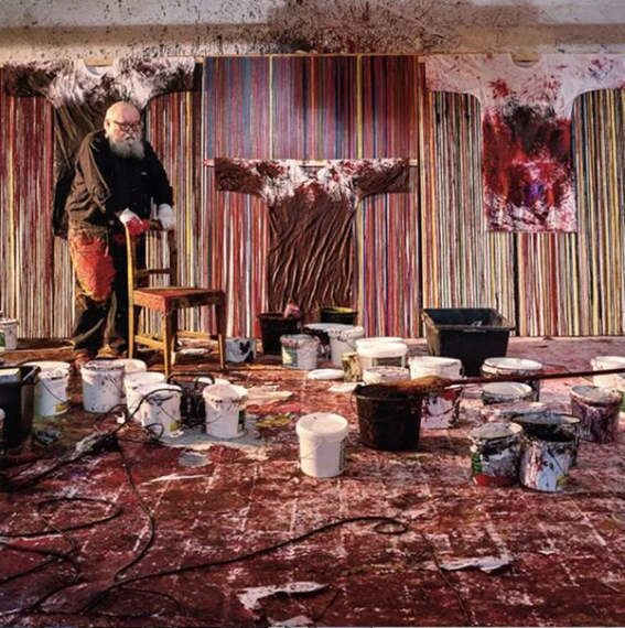 Aurelio Amendola, Hermann Nitsch - Vienna, 2012; C Print, 150 x 150 cm © Aurelio Amendola