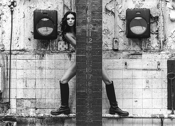 Sam HaskinsMaria Carla Boscono for Vogue Japan, 2002Vintage Silver Gelatin Print40.7 × 50.4 cmCourtesy Galerie 94, Baden
