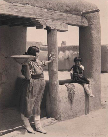 Laura GilpinJuanita Pena and Rose, San Ildefonso Pueblo, 1937Gelatin silver printImage: 9 1/2 x 7 1/2