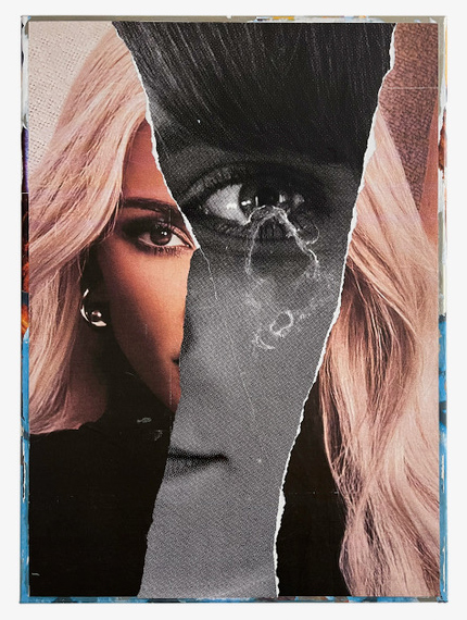 &copy; Anna StüdeliGiant, Aluminiumblech, Latex Print auf Affichenpapier, 2024