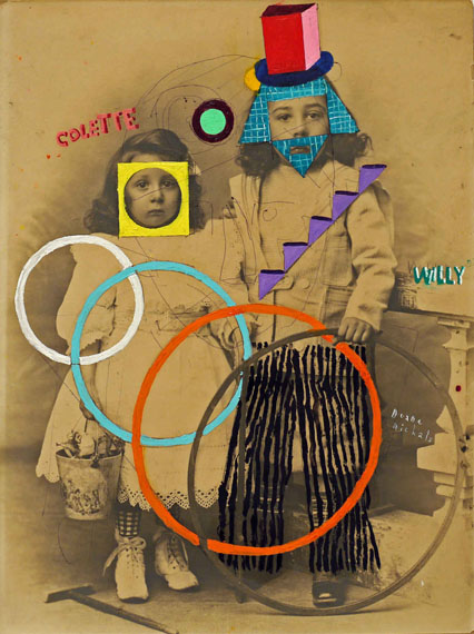 Duane MichalsColette and Willy, 2013Hand painted photograph39,4 x 29,8 cmGalerie Esther Woerdehoff