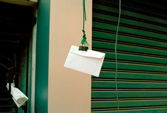 Paulien Oltheten: envelope, Rangoon 2012