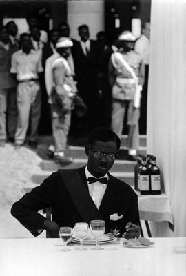 © Robert Lebeck . Patrice Lumumba, Leopoldville 1960
