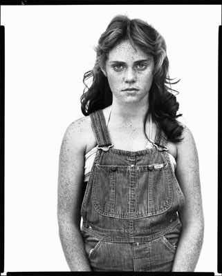 Sandra Bennett, twelve year old, Rocky Ford, Colorado, August 23, 1980, Photograph Richard Avedon, © 2008 The Richard Avedon Foundation