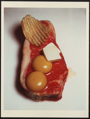 Irving Penn, Cholesterol's Revenge, New York, 1984 © 1995 by Irving Penn,, courtesy of Hamiltons Gallery