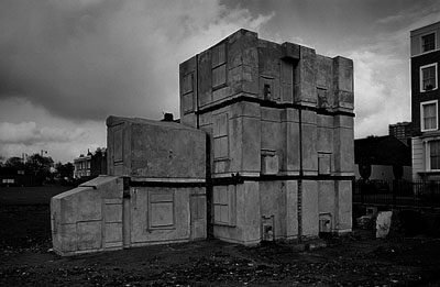 HOUSE by Rachel Whiteread, documented by John Davies 1993-1995
