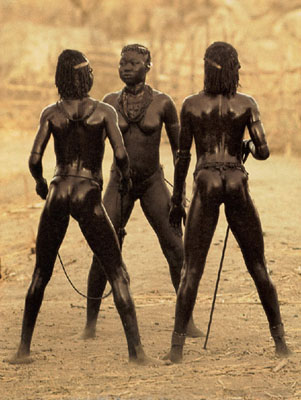 Leni Riefenstahl, Dance of Love, Nuba Tribe, Sudan, 1975-6