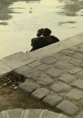 Peter Cornelius, „Square du Vert-Galant“, 1956, Aus der Serie "Farbiges Paris", 1956-1961, © Peter Cornelius, Courtesy: Nachlass Peter Cornelius-d´Hargues