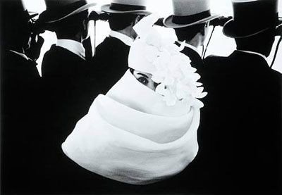 Frank Horvat, Givenchy Hat A, pour Jardin des Modes, Paris, 1958,,  Gelatin silver print, Estimate: $12,000-16,000