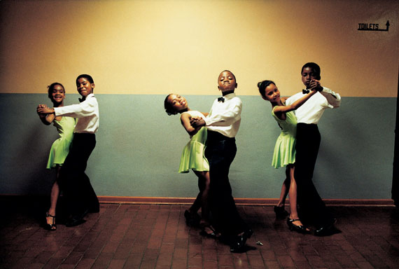 One two three and ... The Ennerdale Academy of Dance, Ennerdale, south of Johannesburg, 1997 © Jodi Bieber